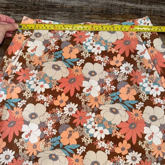 Altar’d State Floral Mini Skirt Womens Medium Retro 70s Boho Mini Skirt - Picture 5 of 7